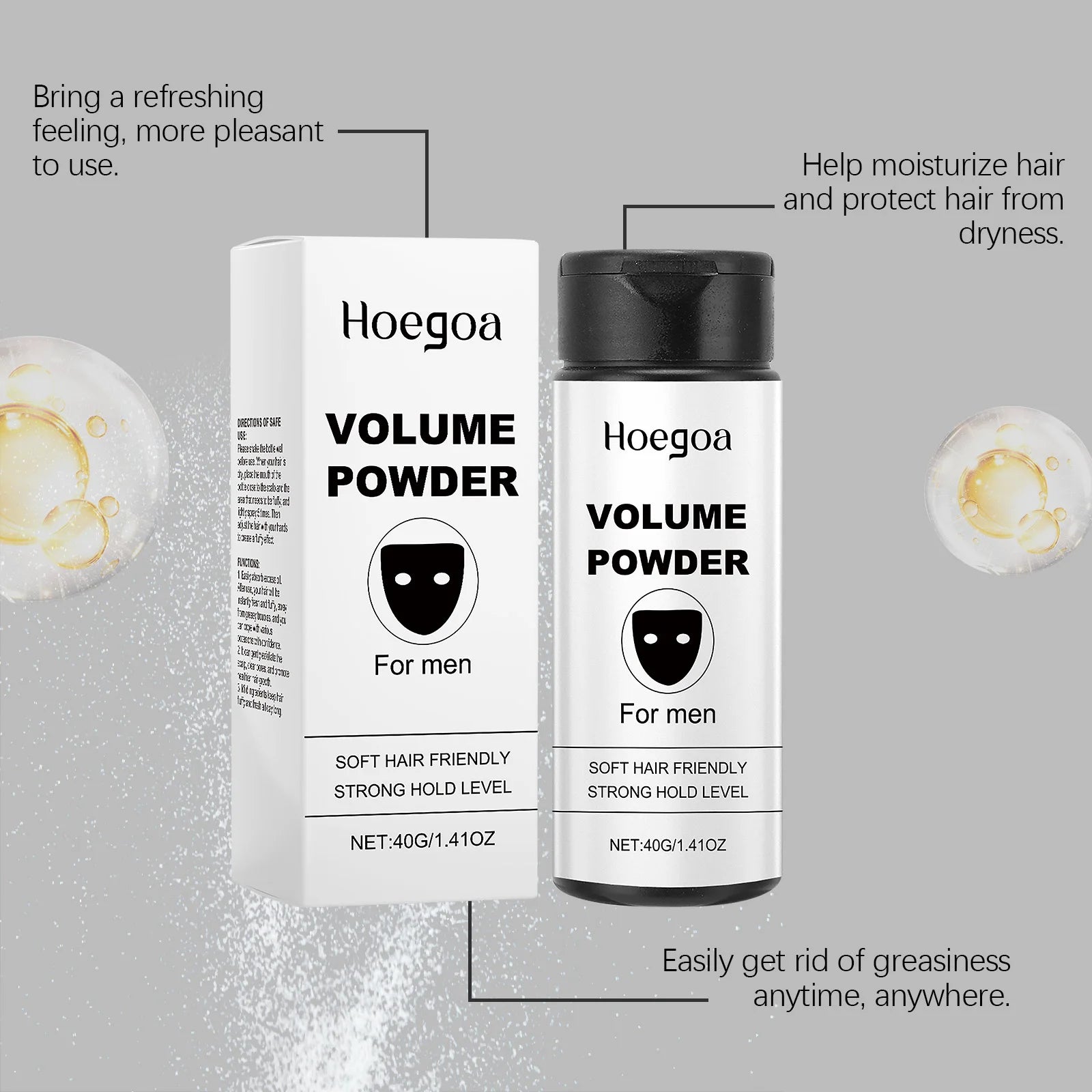 Instant Volume Hair Powder for Men